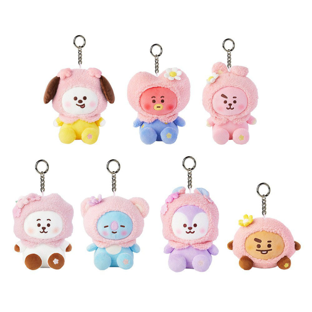 アイドル BTS JIN HAPPY POPUP Plush Keyring SET BTS JIN HAPPY POPUP