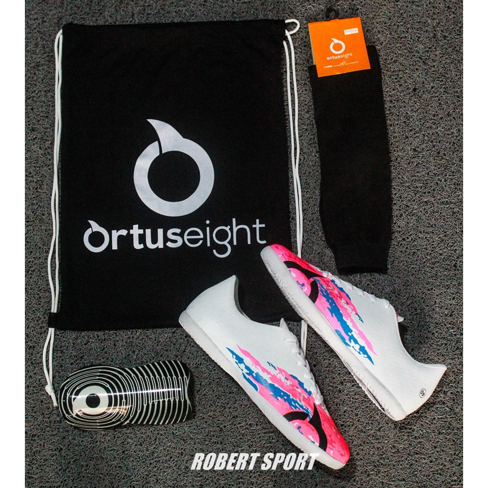 Comfort Fitness PUTIH Adult Futsal Shoes Specs Lightspeed Reborn White Pink Latest Complete Package 2024 - Image 2