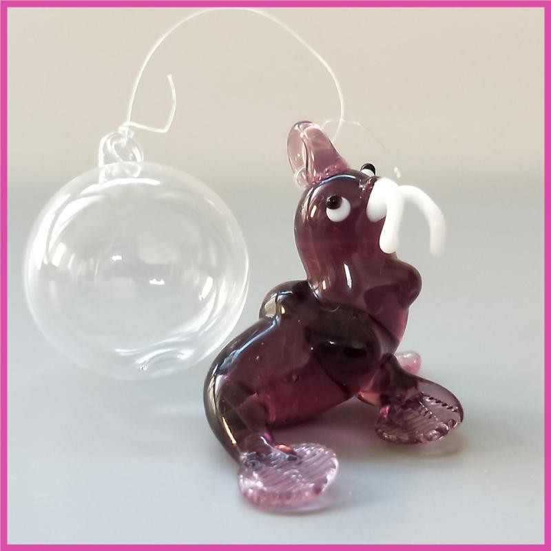 INF Glass Marine Animal Pendant Hanging Decorations for Aquariums Adds Oceanic Charm