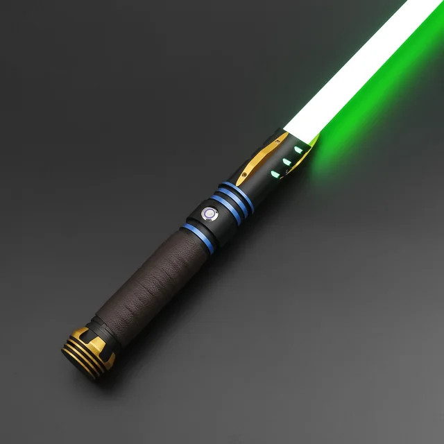 TXQSABER Neo Pixel Heavy Dueling Lightsaber Bluetooth Custom Metal Hilt Super RGB Blaster Force Laser Sword Luminous Kids Toys