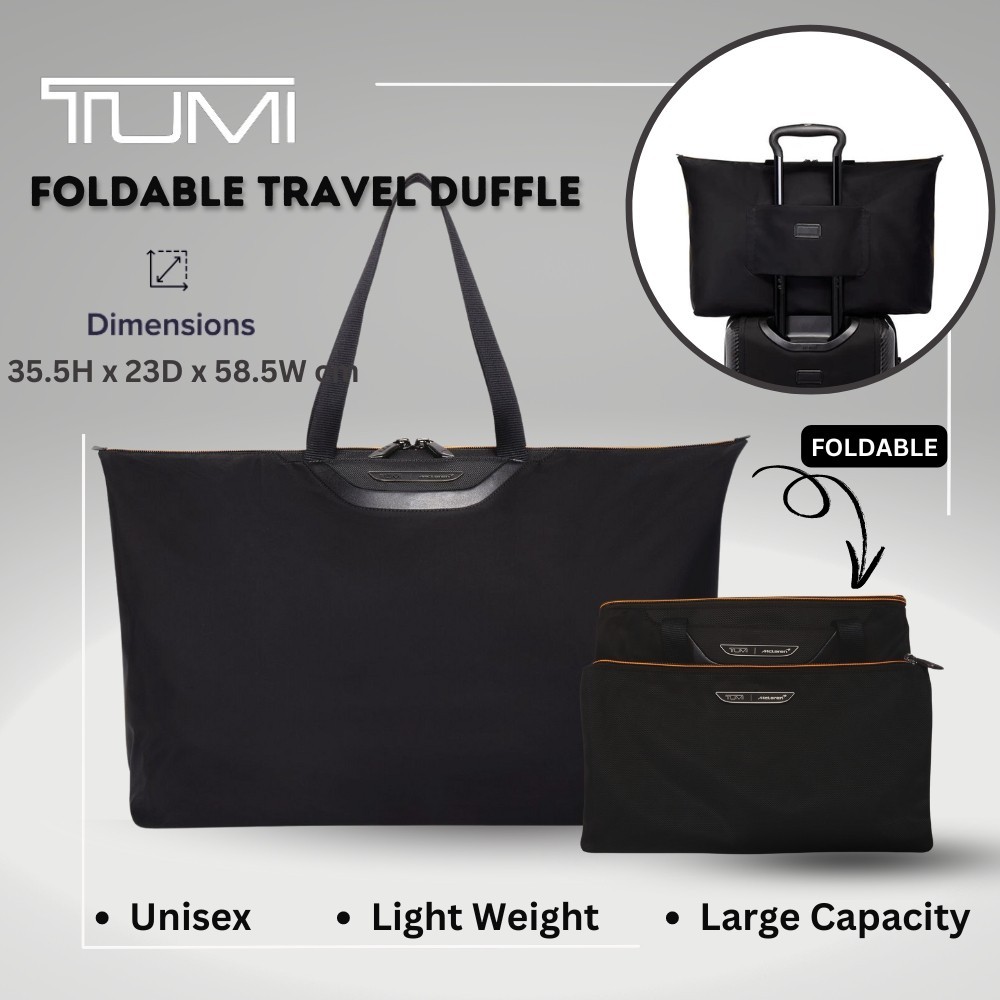 Just a Tote Foldable Duffle Cabin Overnight Hand Carry Travel Luggage Tumi Bag Beg Duffel Baju Travel Lelaki 旅行包