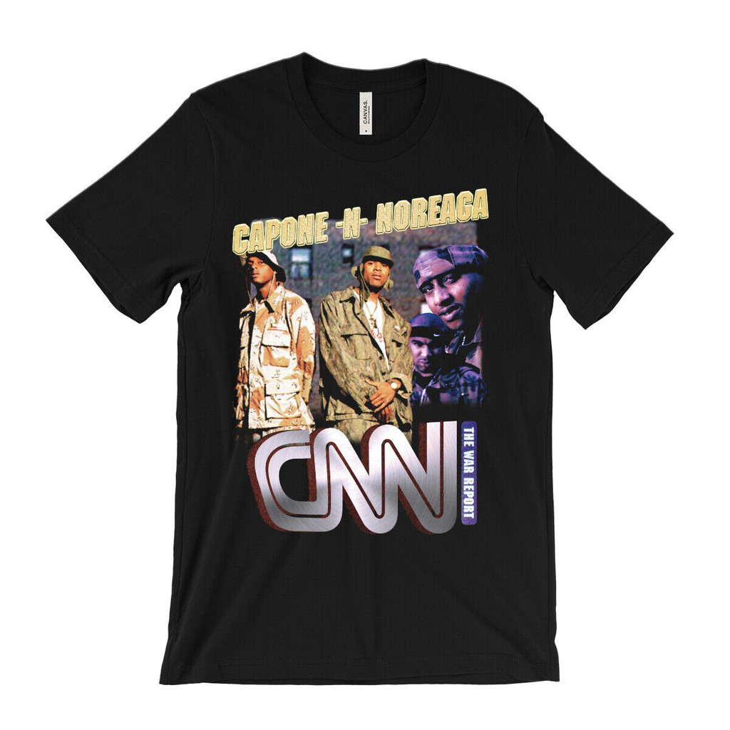 Capone N Noreage T Shirt - War Report - Cnn - N.O.R.E. - Boom Bap 90'S Hip Hop