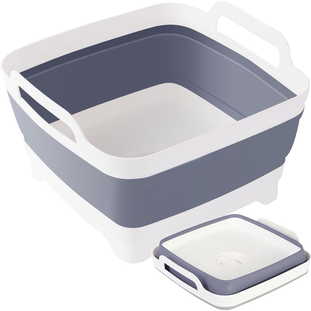 Foldable Sink Bucket Portable Sink-Outdoor Multi-Purpose Foldable Sink Bathtub Washbasin Suitable for Kitchen Sink RV Camping