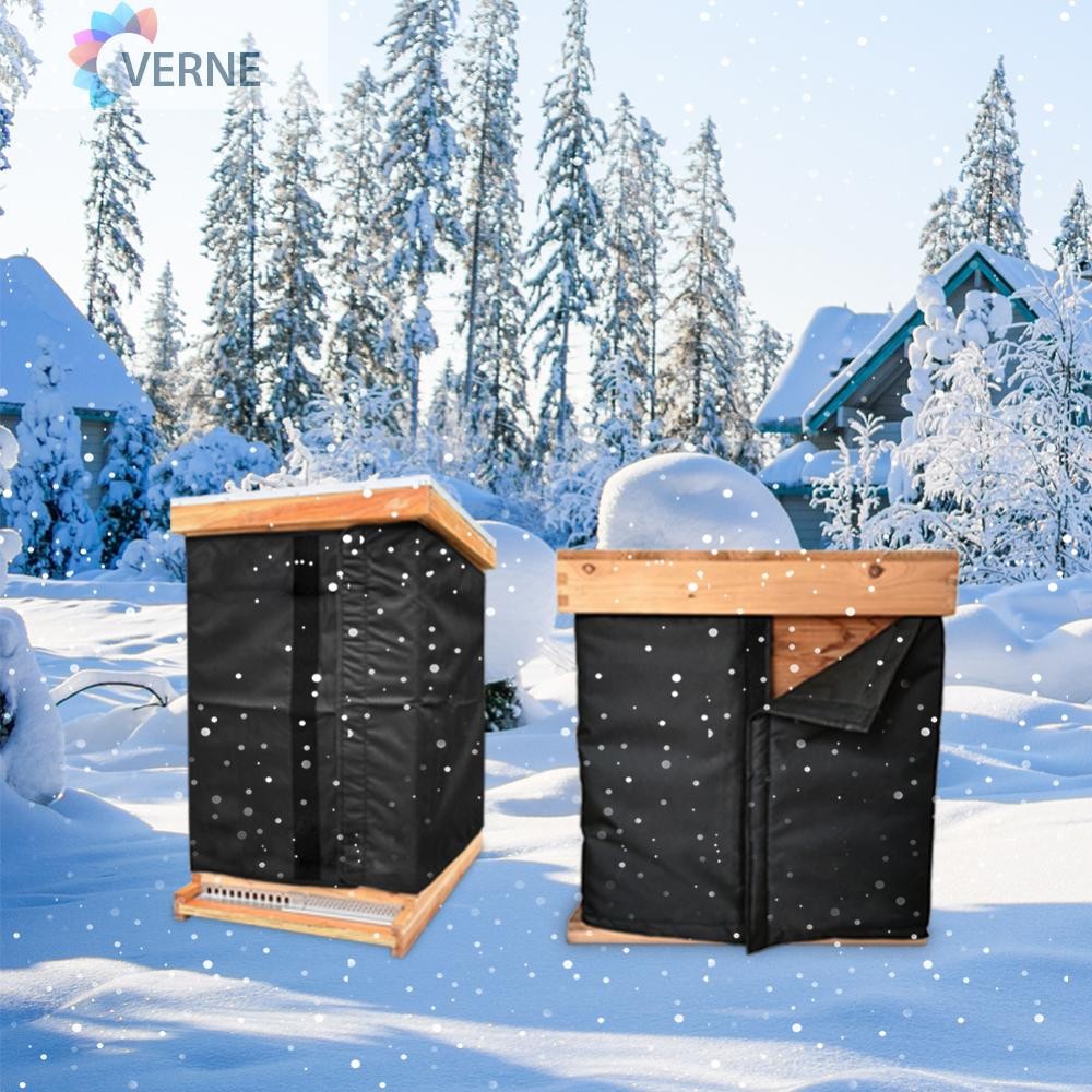 [Verne.my] 75.2 X 23.5 Inches 600D Oxford Winter Bee Hive Wrap Adjustable Beehive Wrap