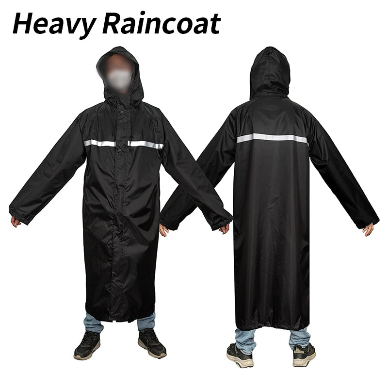 【Ready Stock】Raincoat Full Body Rainsuit Motorcycle Long Rain Jacket Motorbike Waterproof Baju Hujan Panjang 雨衣