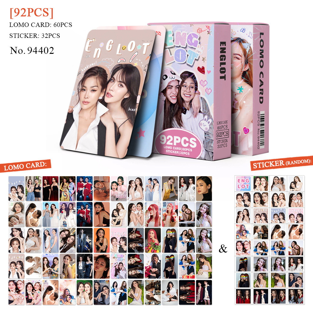 92-124pcs Thai Star GMMTV ATLAS ENGLOT Lomo Cards Pondphuwin LINGORM Gemini Fourth Joong Dunk Winny Satang Stickers Photocards SKYNANI POND PHUWIN Postcards Cheap HT