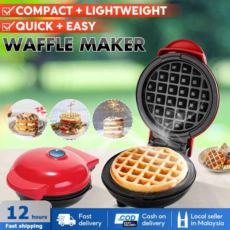 Electric Waffles Maker Breakfast Waffle Machine Egg Cake Pan Eggette Machine Mini Waffle Maker Machine Mesin Sandwich Egg Cake Electric Oven Pancake Eggette DIY Breakfast Pot