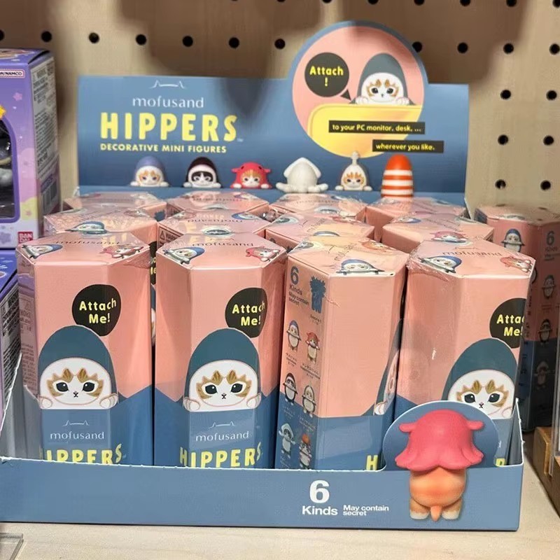 Sonny Angel Mofusand Hippers Blind Box Party Cute Doll Mystery Box Lucky Box Toys Unpacking Mobile Phone Car Accessories Gifts