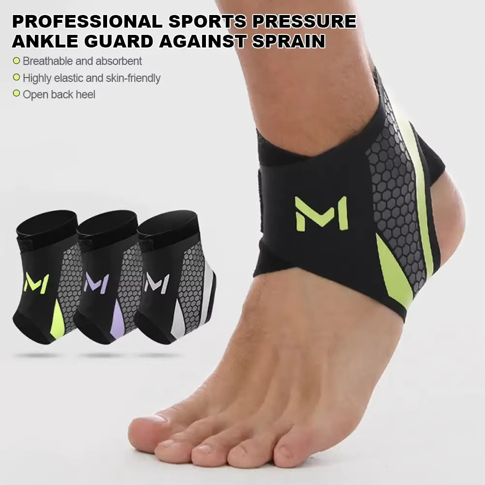 Breathable Compression Fitness Ankle Brace, Adjustable Ankle Support Ankle Brace