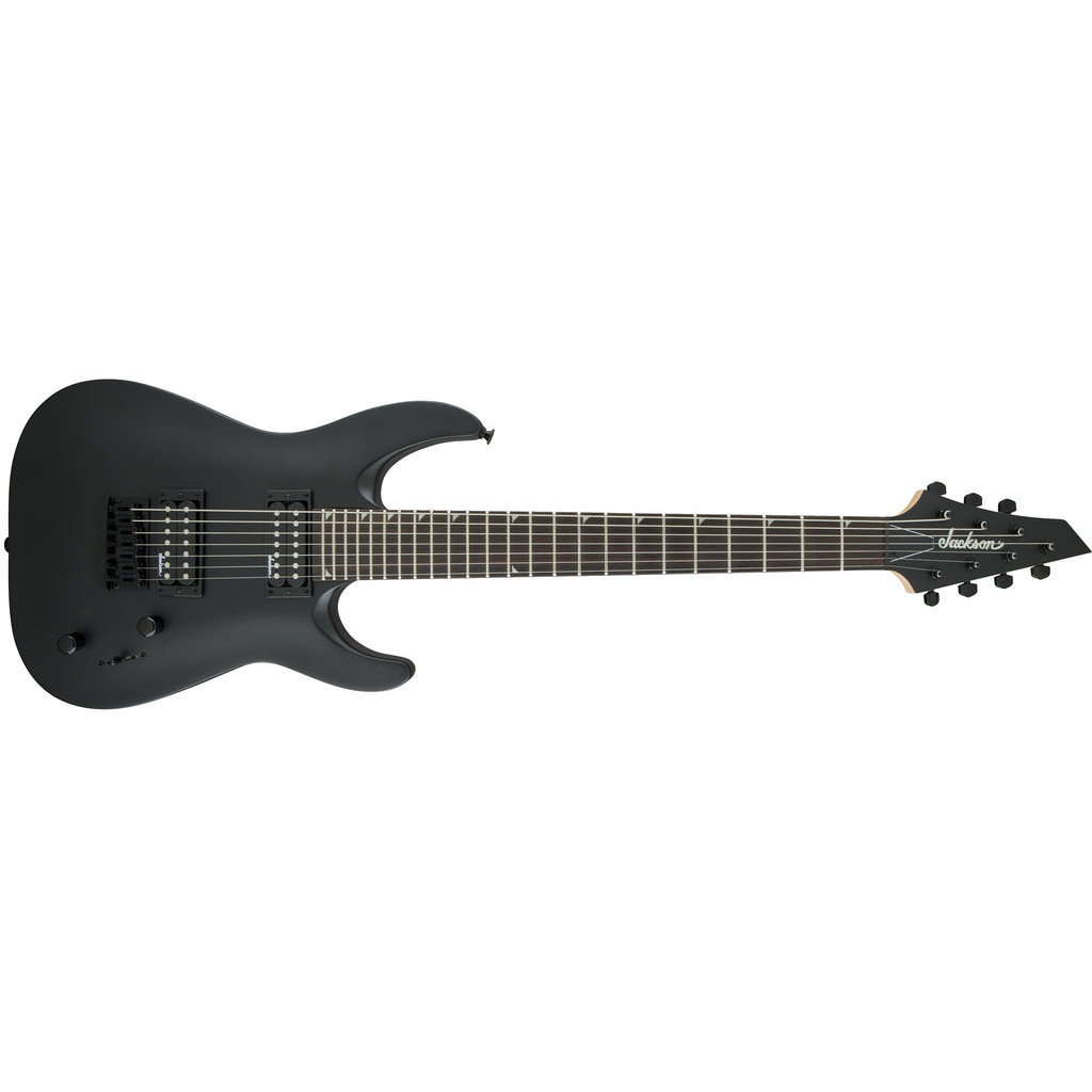 Jackson JS Series Dinky JS22-7 DKA HT Arch Top 7-Strings Electric Guitar, Satin Black