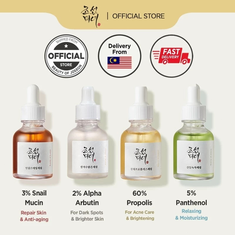 Highly recommended!Beauty Of Joseon Revive Serum / Glow Deep Serum / Glow Serum / Calming Serum 30ml