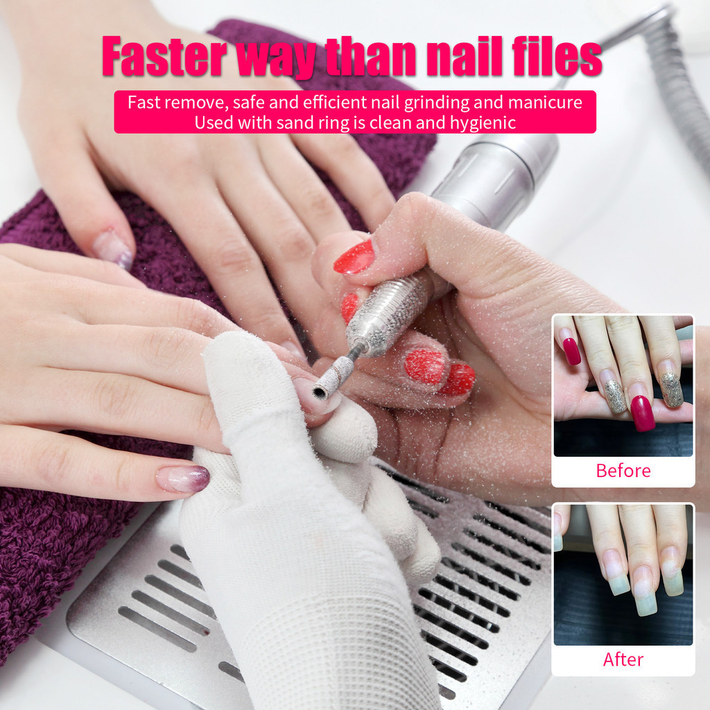 Duty Workshop 50Pcs/Box 3.1mm Small Sanding Bands Shaft Set Dead Skin Calluses Nail Polishing Mini Sandband Drill Bits M - Image 4