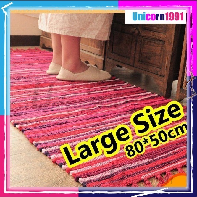 Murah Sekali Hand Made European Style Strong Tahan lasak high absorb Carpet Rug Mat