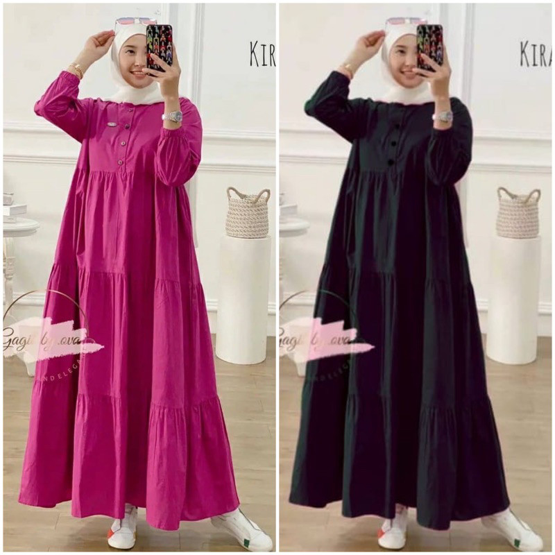 Reliable Durable Frayabatik | Kirania Gamis Plain Rayon Busui Stacking Premium - Image 4