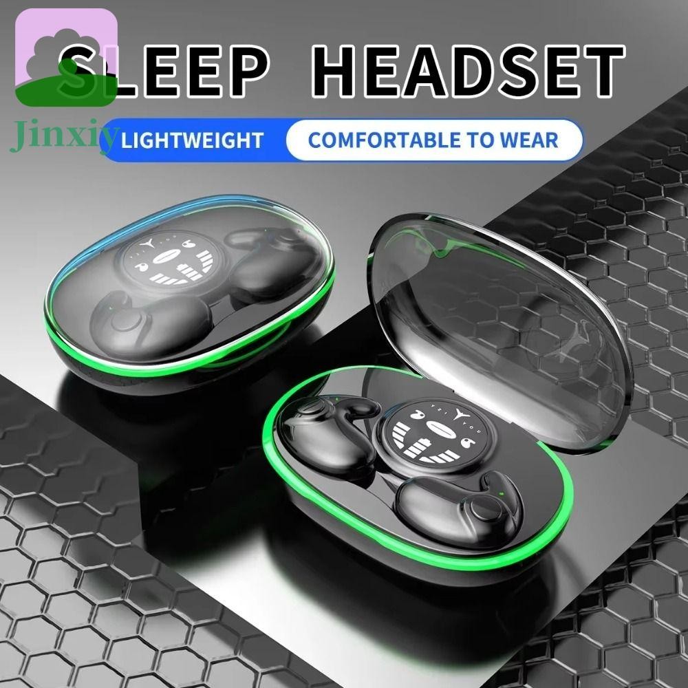 JINXIY Invisible Bluetooth Ear Buds, Snug To Ear V 5.3 Wireless Bluetooth Headphones, Bluetooth Sports Headphones HIFI Sleep Wearable Sleep Earbuds Sleep Headphones Fitness