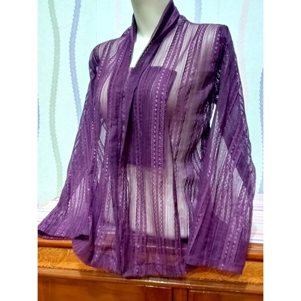 Grandma's kebaya-bali kebaya/Javanese Blouse- Sofia's kebaya- Long Sleeve kebaya-Traditional Dress Brocade kebaya-Old Dr