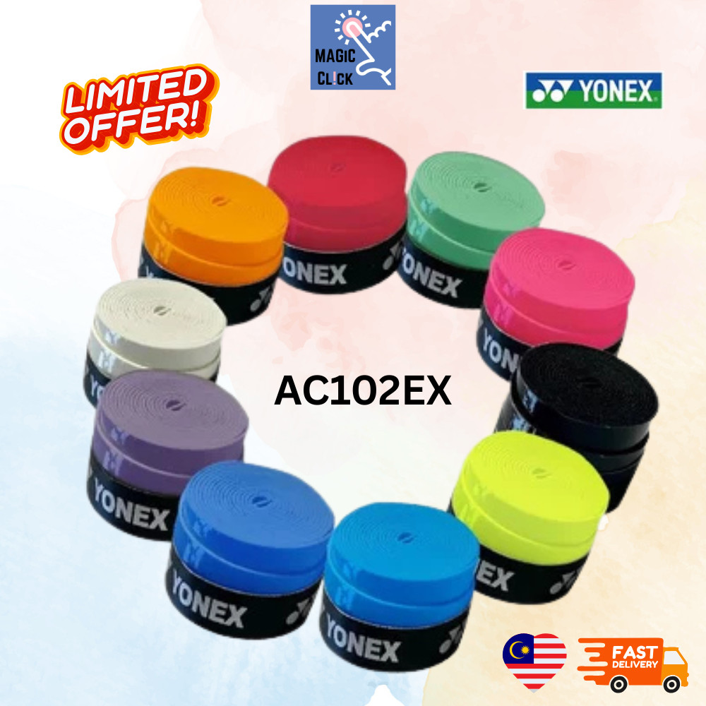 Yonex Super Grap AC102EX OvergripBukan SLIP & peluh-bukti! Tinggal selesa di Malaysia!# BadmintonMY