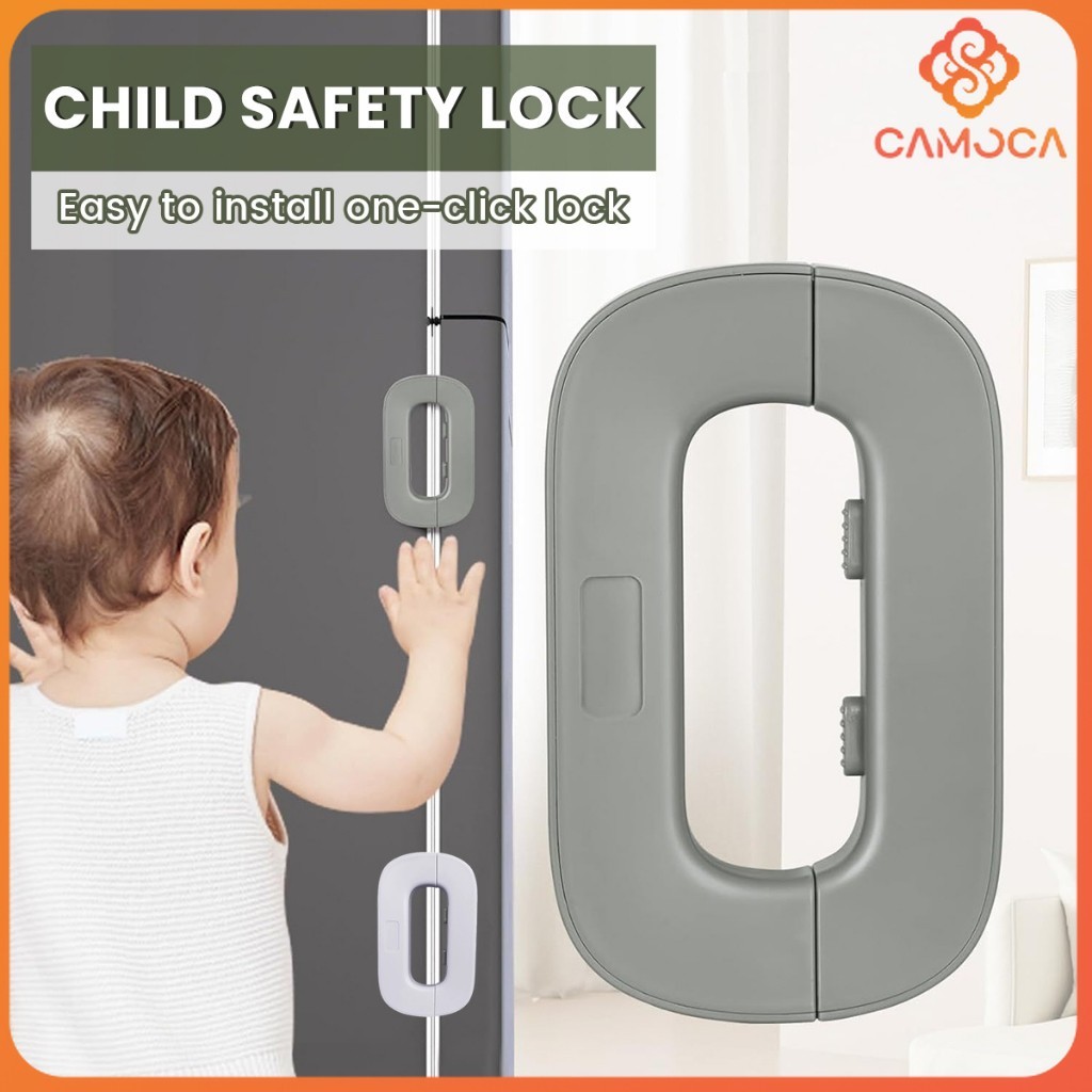 Cc Multipurpose Refrigerator Door Lock Child Safety Refrigerator Lock Baby Anti-Pinch Cabinet Lock