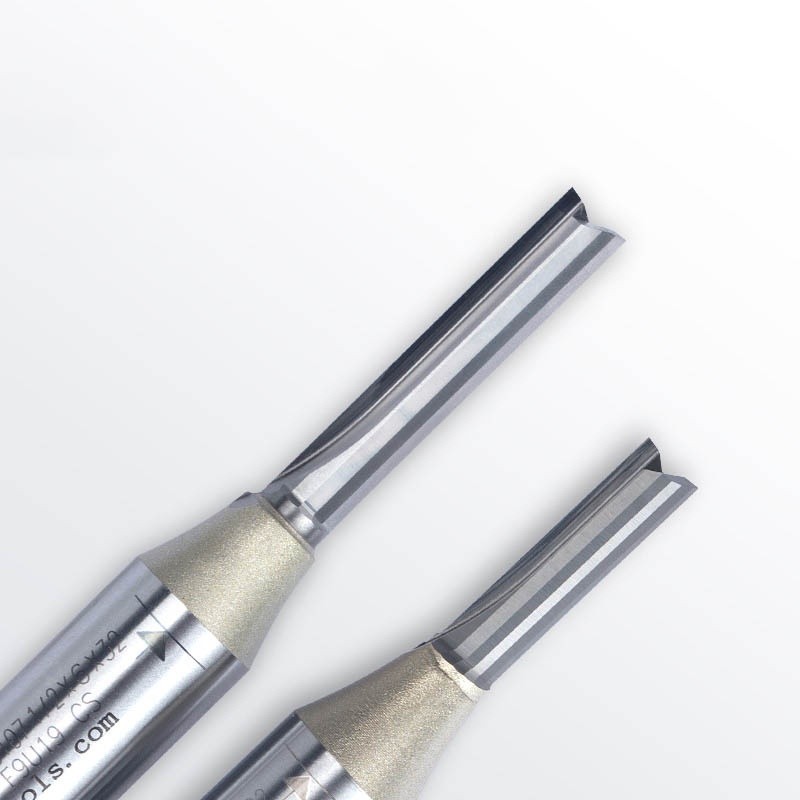 DIY Heavy Arden CNC Woodworking Tool TCT Trimming Straight End Mill Cutters Tungsten Steel 1/4 Shank Router Bit MDF P... - Image 3