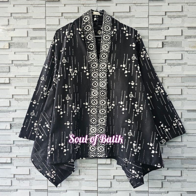 Essential Durable Kartini BATIK BLOUSE TOP CAP LONG SLEEVES Quality Reliable - Image 2