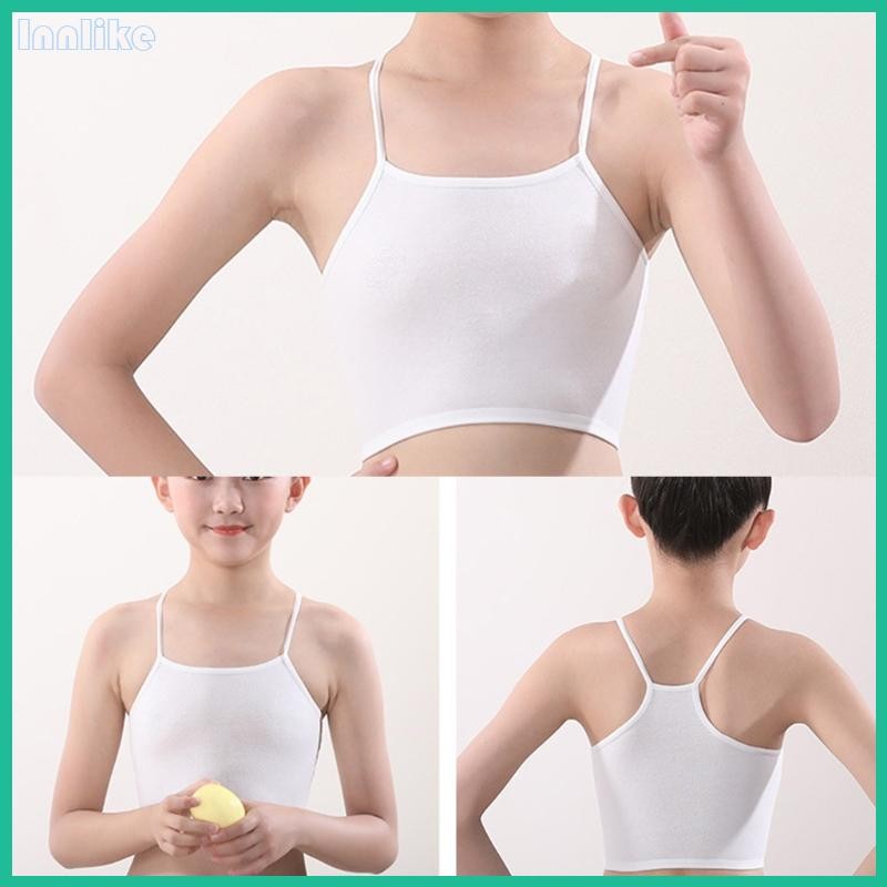 INN Teen Kids Girls Bra Underwear Lingerie Undies Undercloth Sling Tube Top Vest Cotton Bra