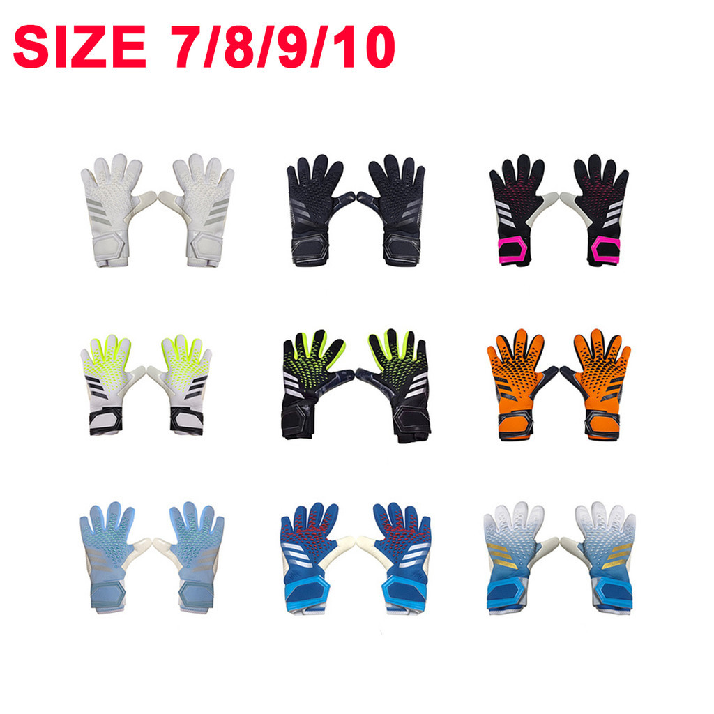 Casual Fashion New Arrival A28 Goalkeeper Gloves Football Wrist Strap Latex Kids Adult Soccer Strong Grip Goalie Glov... - Image 3