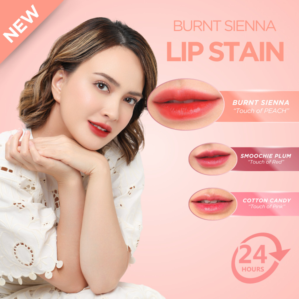 Sa Naturel Hydrating LIP STAIN - BURNT SIENNA (LONG LASTING 24hour)