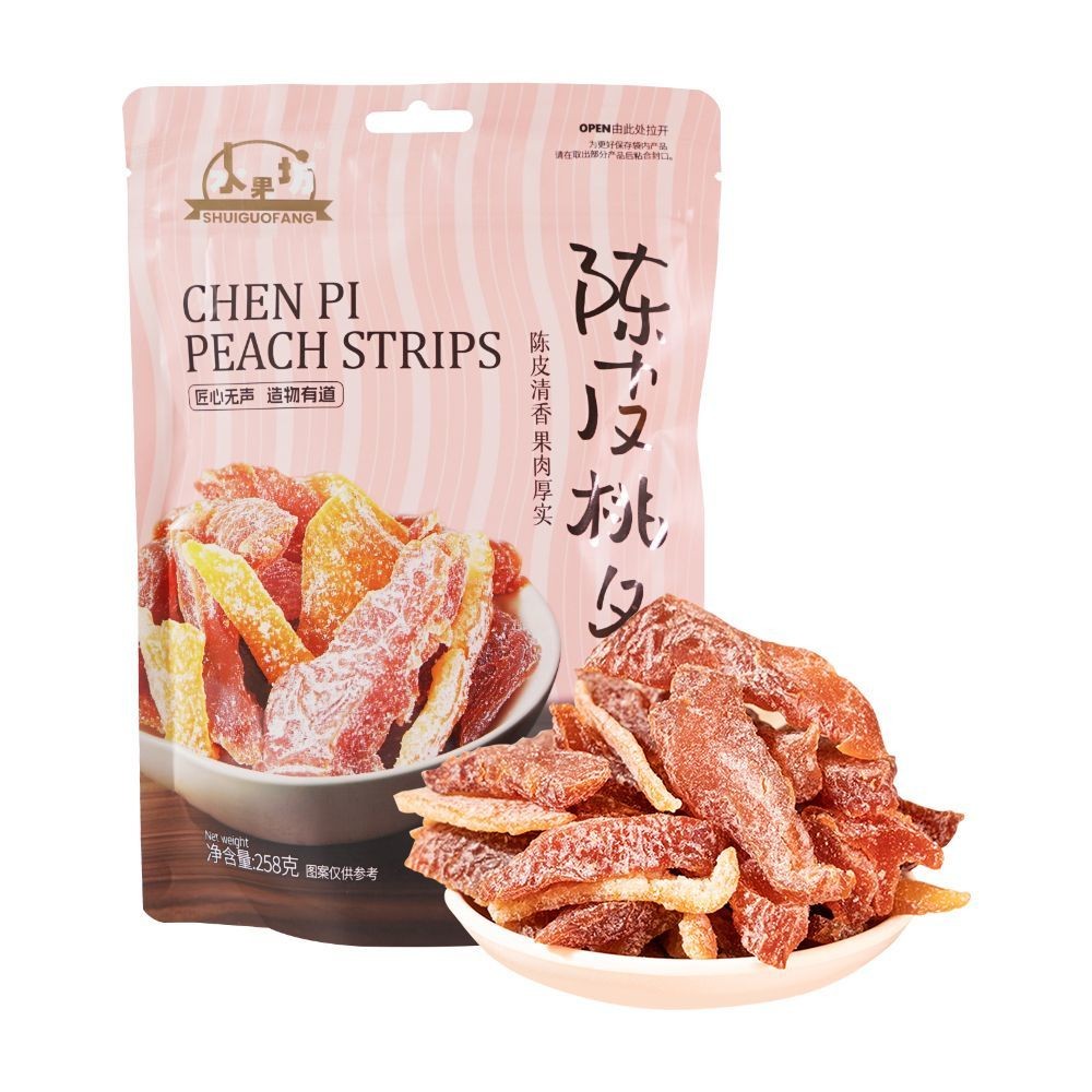 Fruit Fruit Shop Chenpi Peach Strips g Dried Seedless Fruit Bagged Snacks Candied Fruit Preserved Fruit Snacks Preserved Peach Meat% LS250429