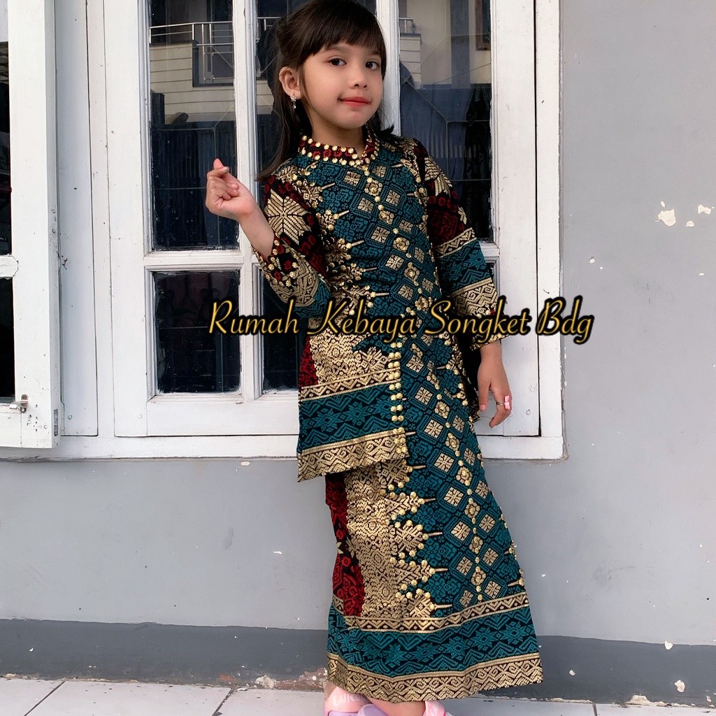 Tops And Skirts Only Tunic Suits For Children, SONGKET And MALIKA, Children/KURUNG BATIK, Sogan BATIK, COUPLE, House Of 