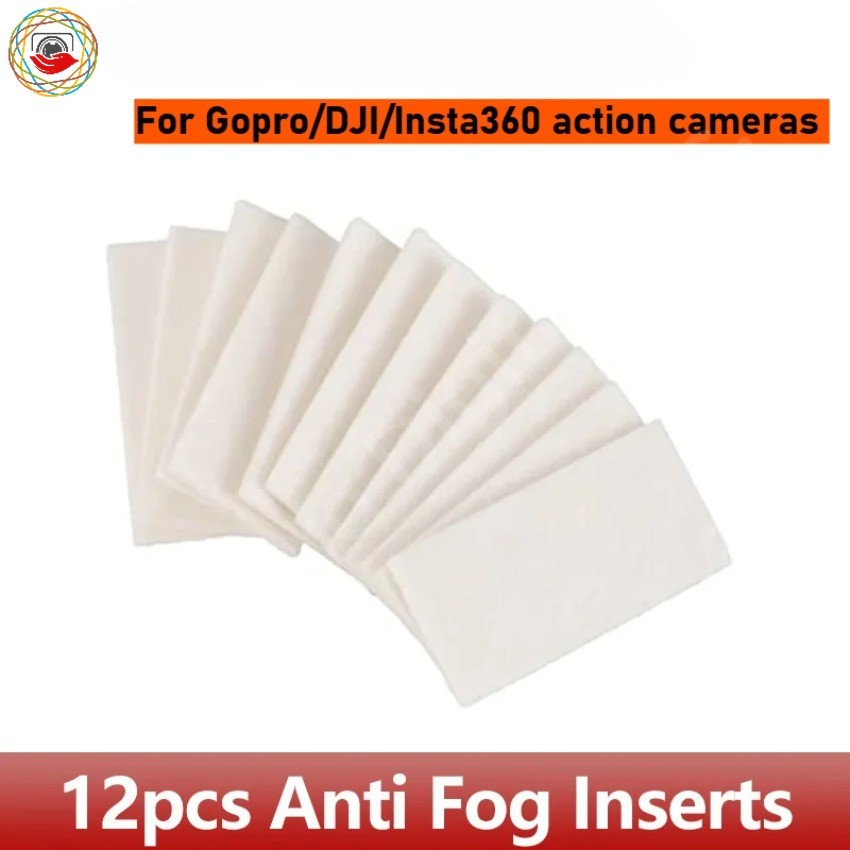 Anti Fog Inserts Reusable Moisture Absorbing Strips for Underwater Dive Housing Gopro DJI Insta360 Camera