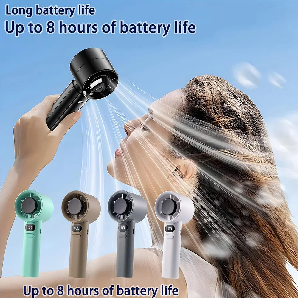 NEW Portable USB Mini Fan kipas mini kipas tangan Mini Fan Rechargeable Handheld Fan with Led Display