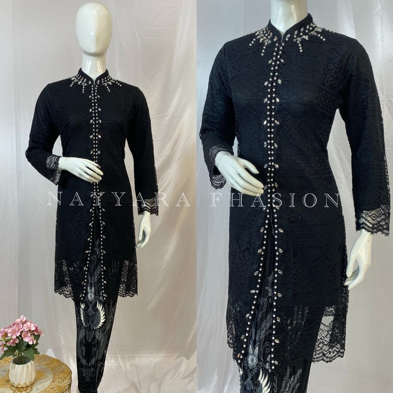 Reliable Have Modern Kebaya \ Tunic Brocade Set Encim Brukat Party Gamis - Image 4