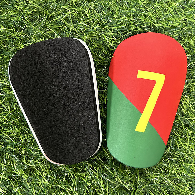 Versatile Must wayfarer> 1Pair Mini Football Shin Pad Leg Protector Wear-resistant Shock Absorbing Soccer Training Sh... - Image 4