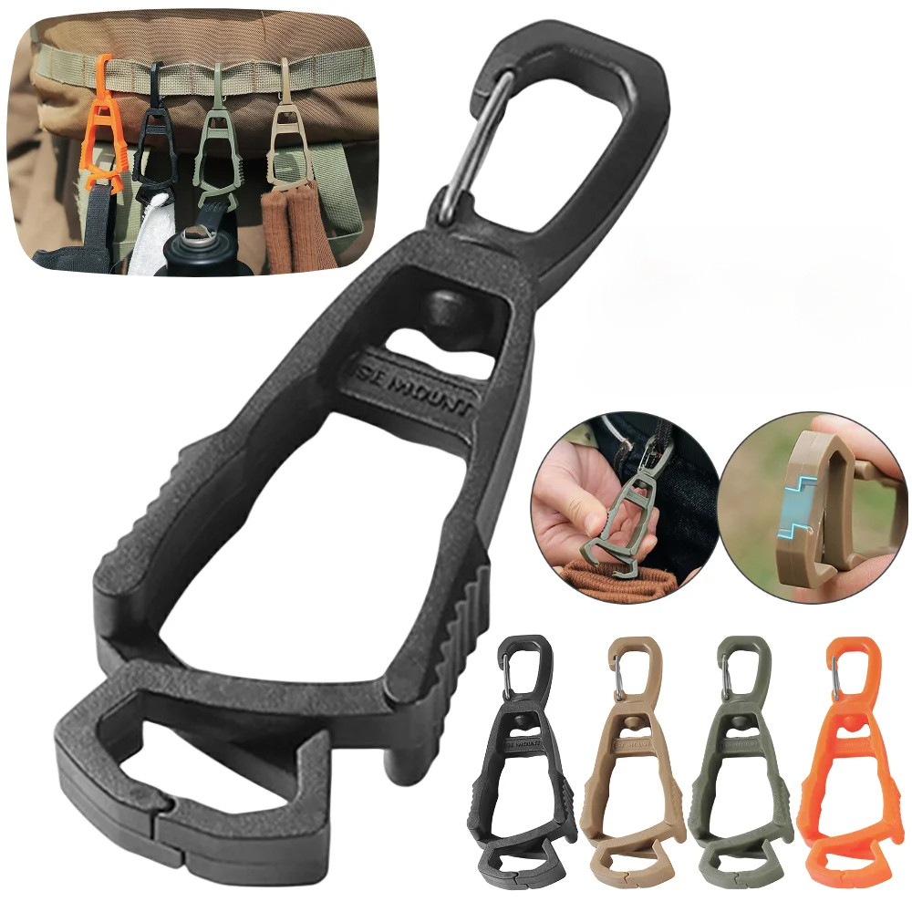 Outdoor Protective Gloves Clip Hanger Multi-purpose Safety Work Gloves Holder Anti-drop Glove Belt Clamp for Worker Construction