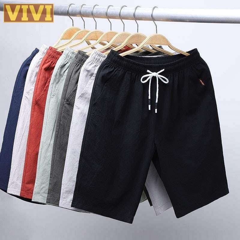 [M-5XL/98kg]  Men Shorts Pants Seluar Pendek Lelaki Plus Size Beach Sports Cropped Shorts Drawstring Shorts p23 短裤