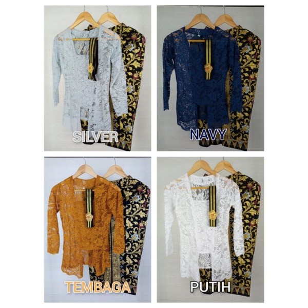 Essential Multi Kebaya Suits Modern Brocade Bali Tops Lice New Premium Reliable - Image 3