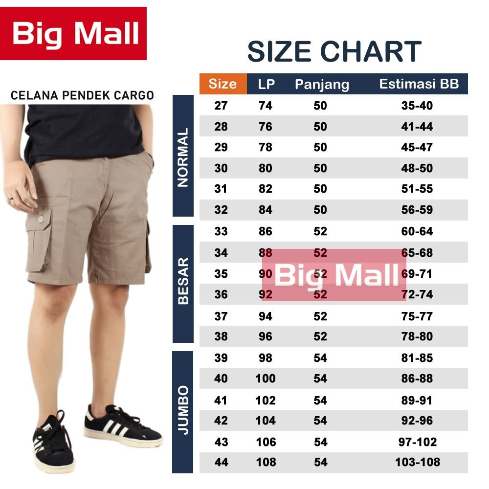 Big Mall [27-44] Celana Cargo Pendek ORIGINAL Celana Pendek Pria Celana Kargo Celana Kimpol