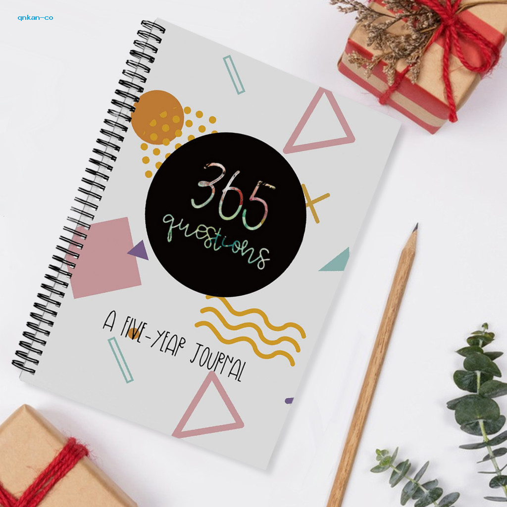 qnkan Writing Prompts for Self-improvement Daily Journaling Habit 365 Daily Mindfulness Journal for Self-discovery Relationships Cultivate Habits with Southeast Asian Buyers