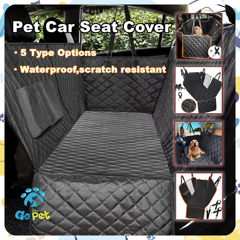 Car Backseat Cover Dog Hammock Seat Cover Waterproof Nonslip Rubber Backing Protector Washable Durable