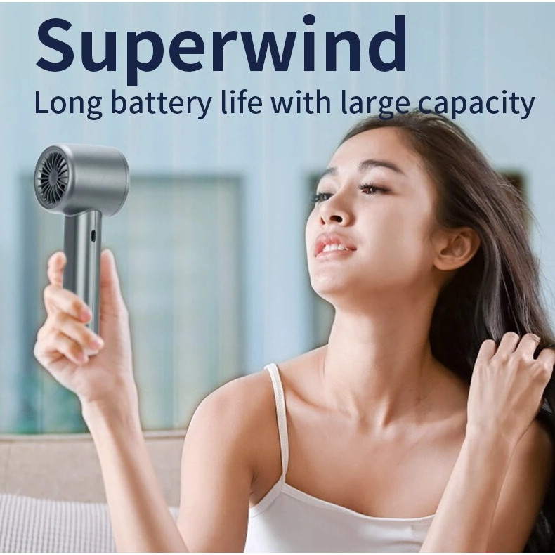 Hot Sale - Usb fan Portable USB Mini Fan kipas mini kipas tangan Mini Fan Rechargeable Handheld Fan with Led fan