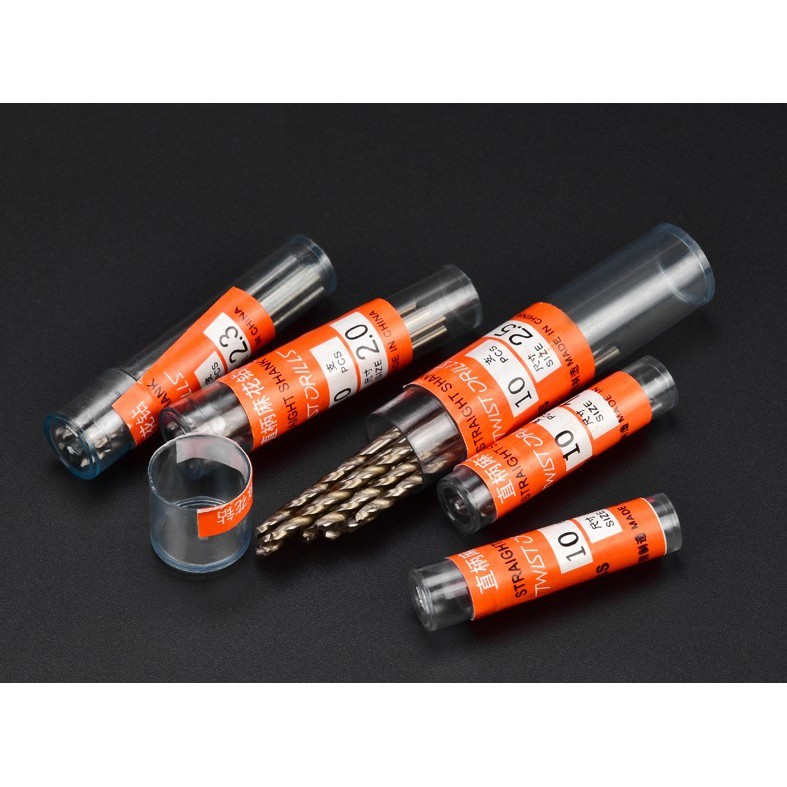 Professional DIY 190 > Drill Nozzle Bit Straight Shank High Speed Steel Stainless Alloy Twist 0.3/0.4/0.5/0.6/0.7/0.8... - Image 3