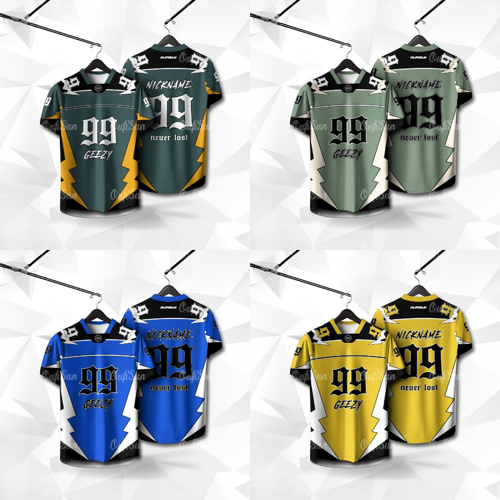 【Free Customized Name & Number】2025 Customized Name T-Shirt Men's Football Jersey Baju Viral Tiktok Unisex Ootd Hip-hop Loose Street Wear