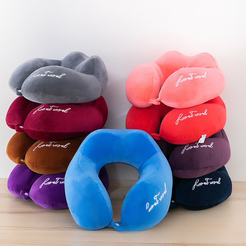 U Shape Pillow Neck Travel Pillow Head Rest Neck Support Bantal Leher Kereta Bantal Travel U Shape