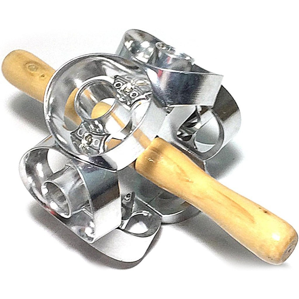 DIY Doughnut Cutter Roller - Donut Cookie Cutter | Stainless Steel Biscuit Mold With Handle | Revolving Aluminum Pastry Cutter | Revolving Donut Cutter Maker | Cookie Cutters, Mold