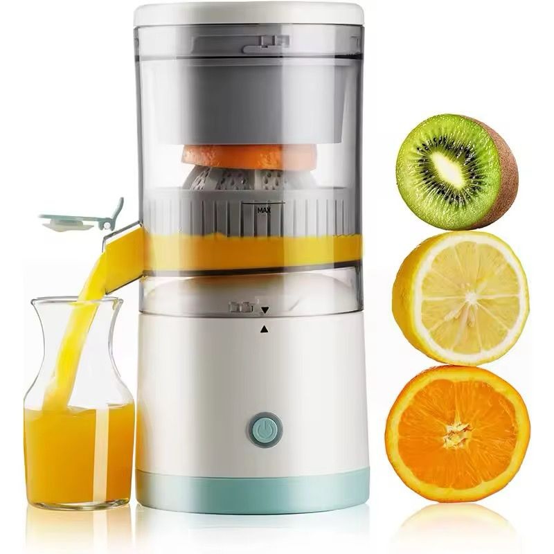 2in1 Fruit Juicer Cordless Citrus Fruit Blender USB Type C Portable Mesin buah Jus Oranges Apple Pomegranate Pear