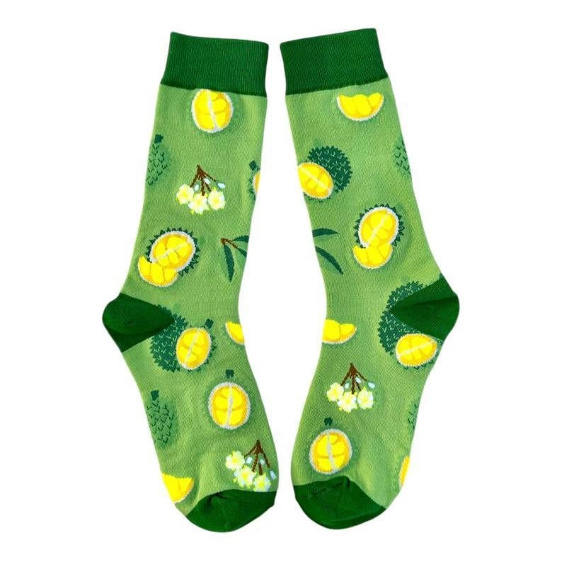 TU Malaysia Fruit Series Socks Durian [1Pair]