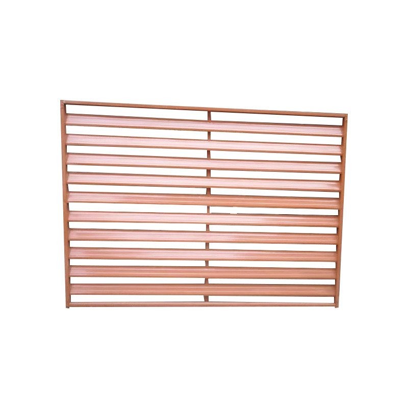 Blinds Air Conditioning Grilles Outdoor Villas Ventilation Rainproof Iron Guardrail Aluminum Alloy Grilles Small Area PVC 7J4W