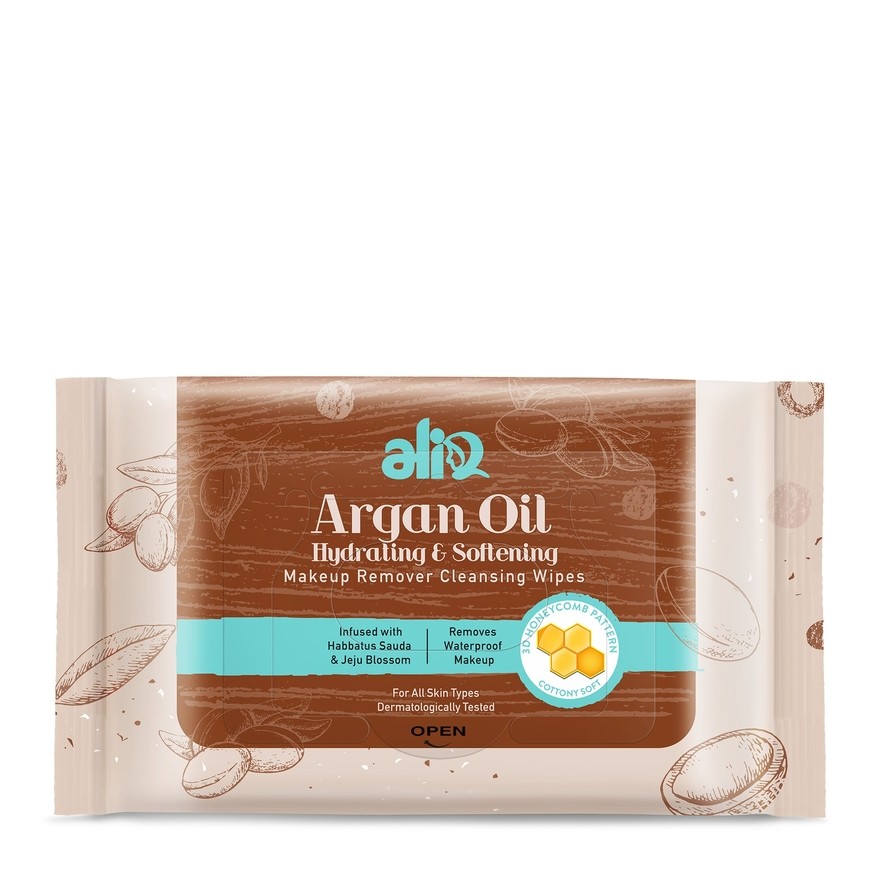 ALIA Argan Oil Makeup Remover Cleansing Wipes 30s