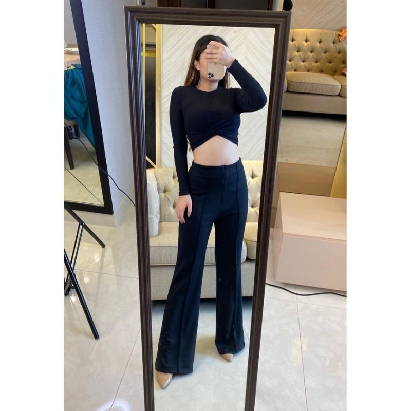 Premium Purpose TERLARIS celana cutbray/ panjang wanita/celana kantor/celan kulot scuba - Image 2