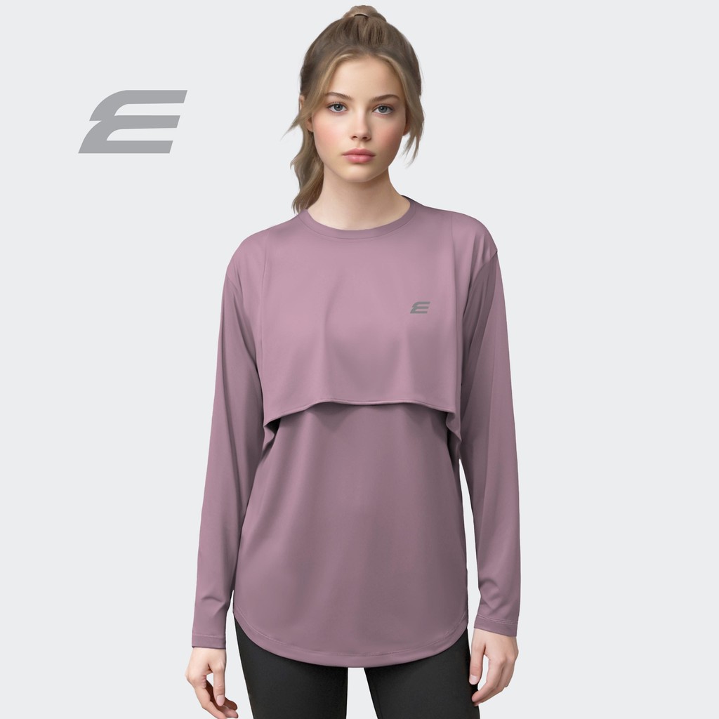 ELGINI E16277 Baju Latihan Wanita Cepat Kering S-XXL | Women’s Quick-Dry Training Shirt